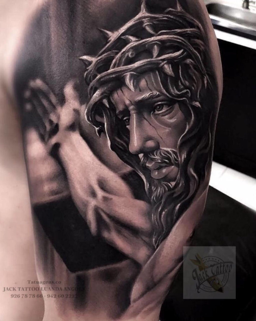 tatuagem cristã terço