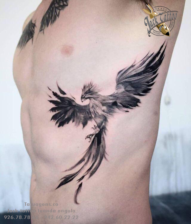  Tattoo da mitologica pássaro