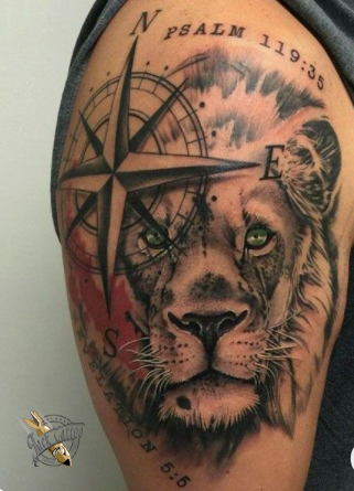 Tattoo de lion